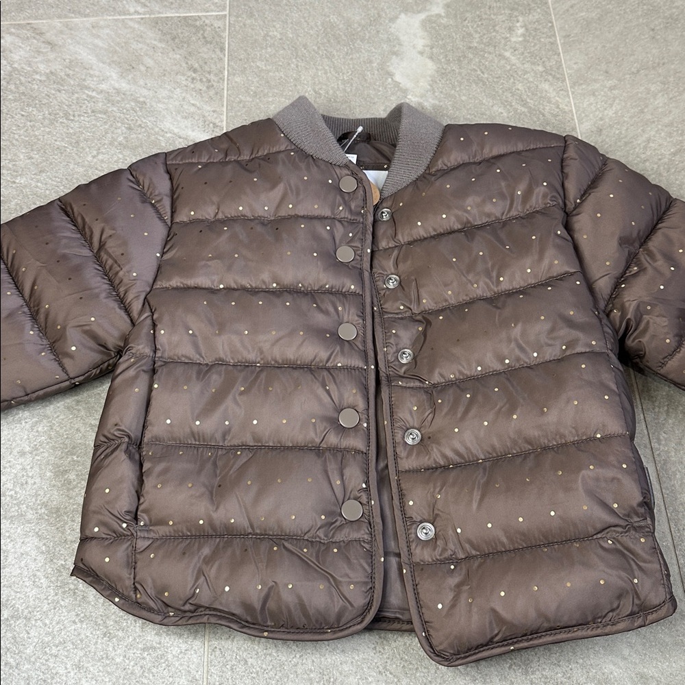 GAP Kids 3t Brown Puffer Jacket NWT